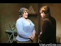 vintage big beautiful woman + lad from matureside